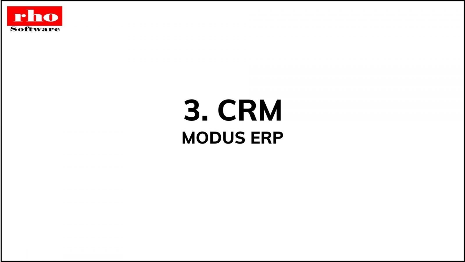 3. CRM
